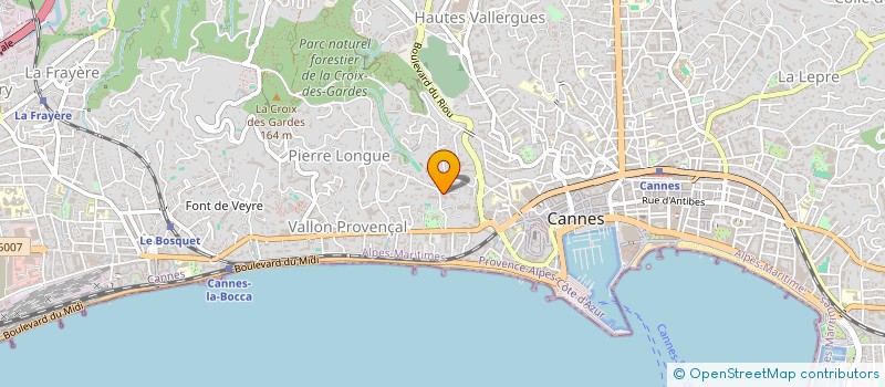 localisation de l'entreprise GUIVIDO à CANNES