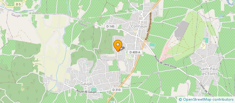 localisation de l'entreprise GUIVINJUS  CONNAUX