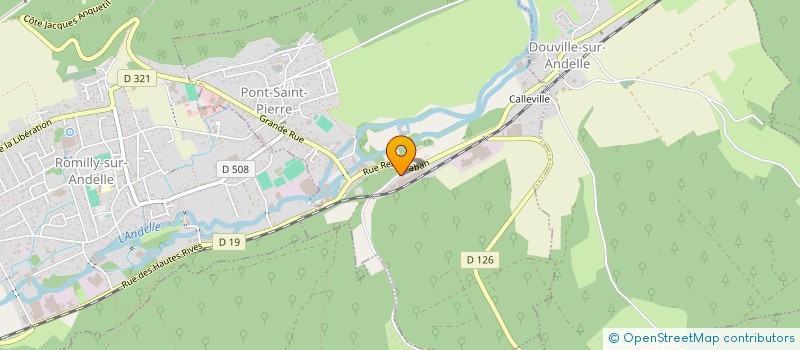 localisation de l'entreprise GUIVINS-AT  PONT-SAINT-PIERRE