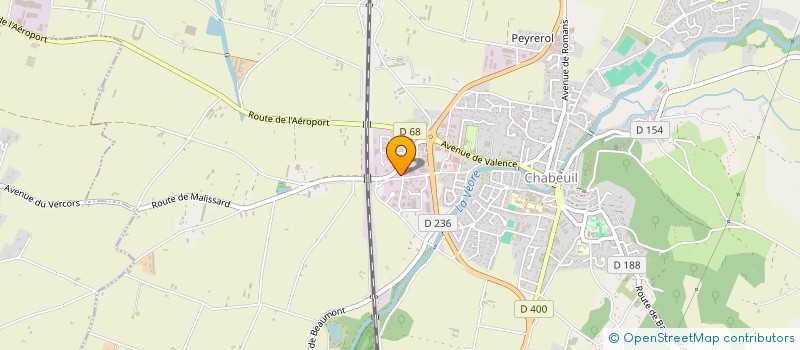 localisation de l'entreprise GUIVOREL  CHABEUIL