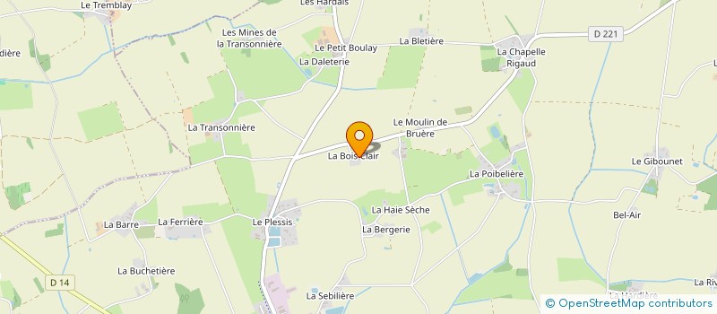 localisation de l'entreprise GUIWAL  MESANGER