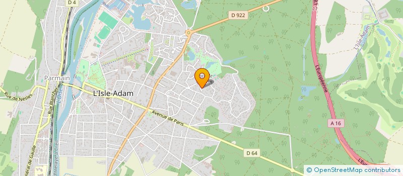 localisation de l'entreprise GUIZ ET ASSOCIES  L'ISLE-ADAM