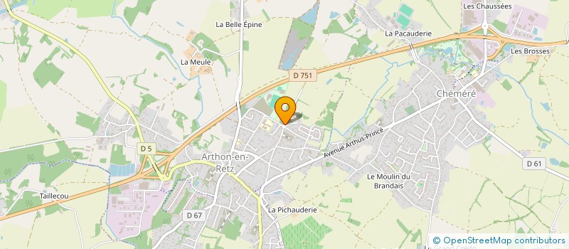 localisation de l'entreprise GUIZ IMMO  CHAUMES-EN-RETZ