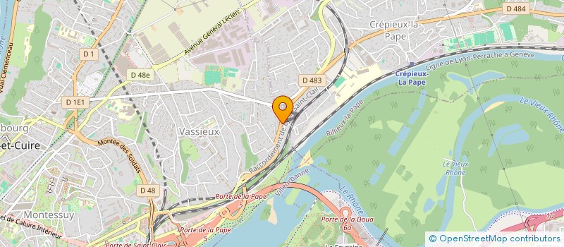 localisation de l'entreprise GUIZANI PERE ET FILS à CALUIRE-ET-CUIRE