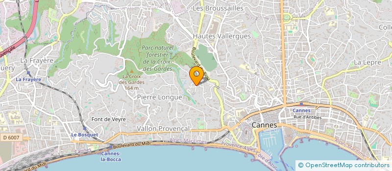 localisation de l'entreprise GUIZET IMMOBILIERE  CANNES