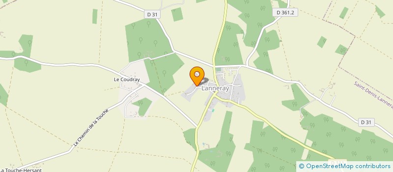 localisation de l'entreprise GUIZIEN FAMILLY à SAINT-DENIS-LANNERAY