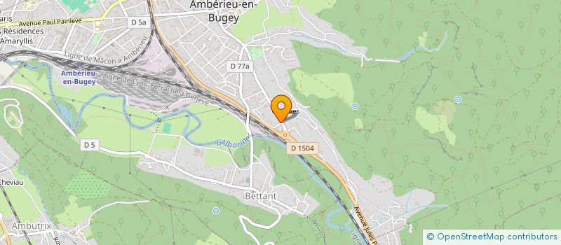 localisation de l'entreprise GUIZMAU  AMBERIEU-EN-BUGEY