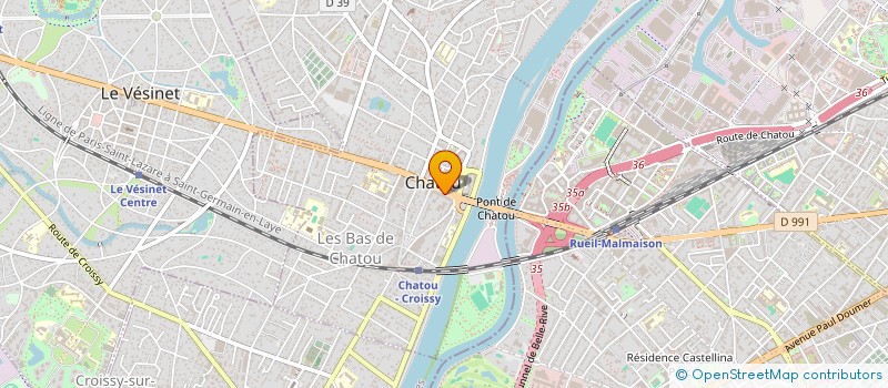 localisation de l'entreprise GUIZMO à CHATOU