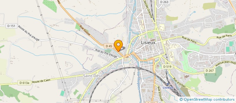 localisation de l'entreprise GUIZOTIMMO à LISIEUX