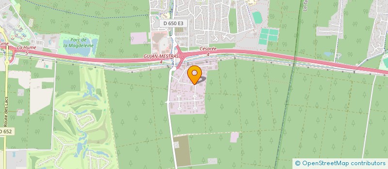 localisation de l'entreprise GUJAN MESTRAS AMBULANCES à GUJAN-MESTRAS