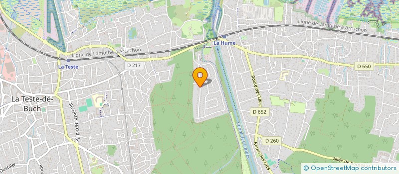 localisation de l'entreprise GUJAN MESTRAS CYCLO à LA TESTE-DE-BUCH