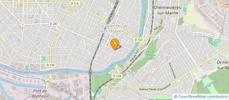 localisation de l'entreprise GUJU HOLDING  SAINT-MAUR-DES-FOSSES