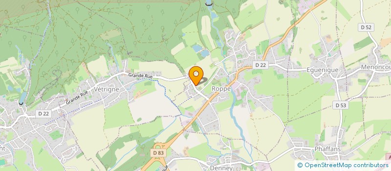 localisation de l'entreprise GUL à ROPPE