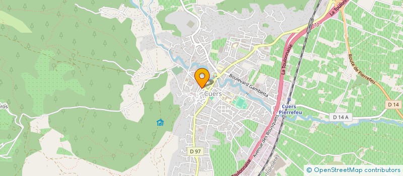 localisation de l'entreprise GUL CAN  CUERS