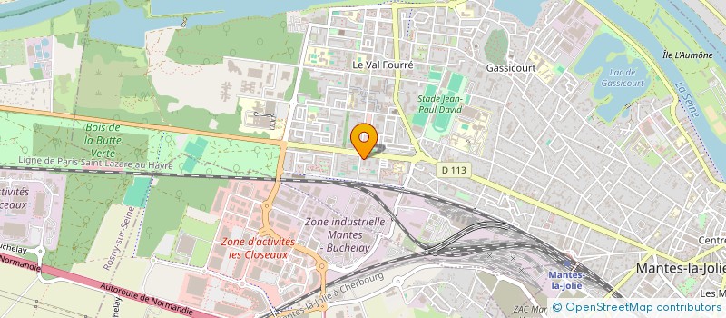 localisation de l'entreprise GUL DISTRIBUTION  MANTES-LA-JOLIE