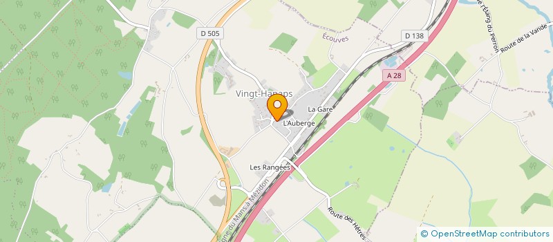 localisation de l'entreprise GUL HOLDING à ECOUVES
