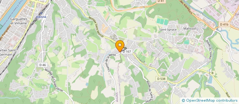 localisation de l'entreprise GULAGAC PERE ET FILS  VIENNE