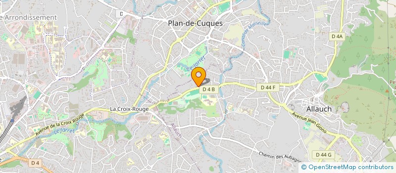 localisation de l'entreprise GULCIBE  ALLAUCH