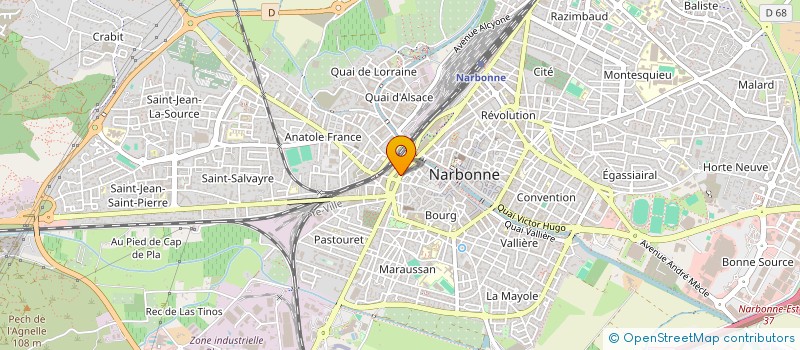 localisation de l'entreprise GULDANE à NARBONNE