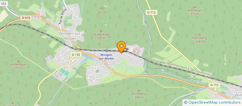 localisation de l'entreprise GULDEN à WINGEN-SUR-MODER