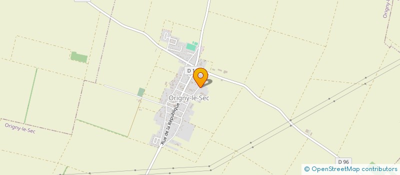 localisation de l'entreprise GULEO  ORIGNY-LE-SEC