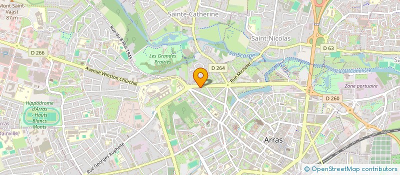 localisation de l'entreprise GULF STREAM à ARRAS