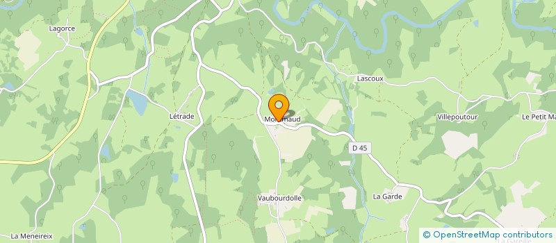 localisation de l'entreprise GULIE à CHATEAUPONSAC