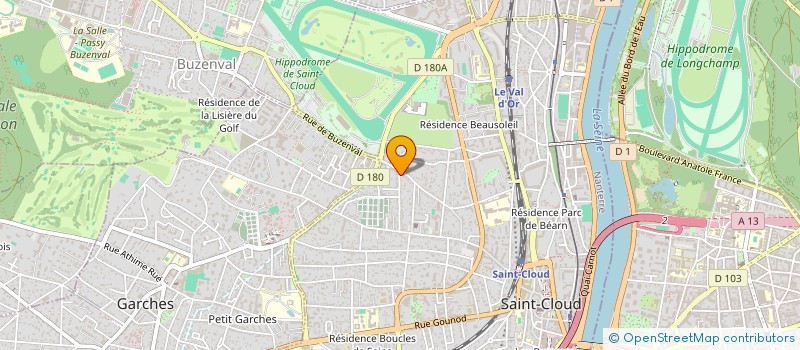 localisation de l'entreprise GULIMO à SAINT-CLOUD