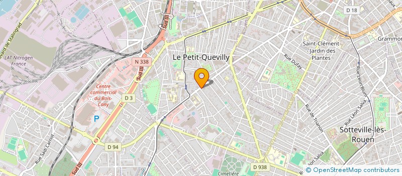 localisation de l'entreprise GULITH3C  LE PETIT-QUEVILLY