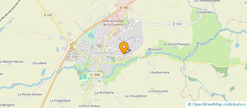 localisation de l'entreprise GULLFOSS  TREMENTINES