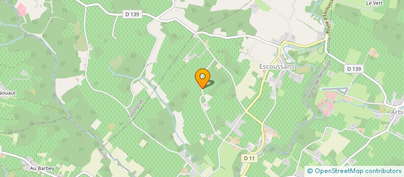 localisation de l'entreprise GULLIG  ESCOUSSANS