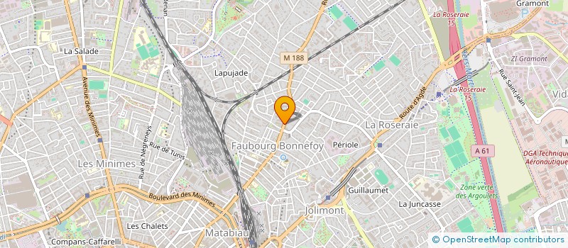 localisation de l'entreprise GULLIV'HAIR à TOULOUSE