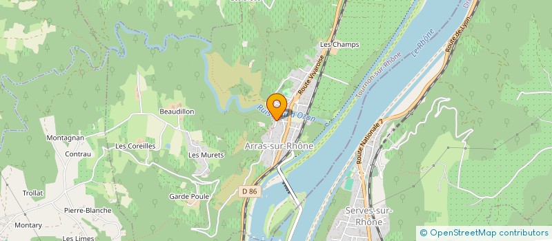localisation de l'entreprise GULLIVER à SARRAS