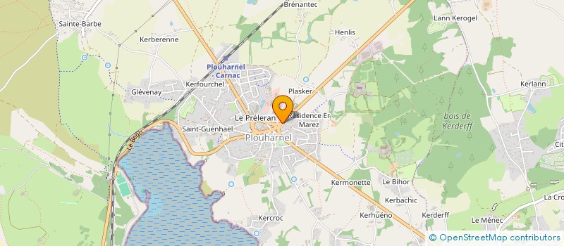 localisation de l'entreprise GULLIVER  PLOUHARNEL