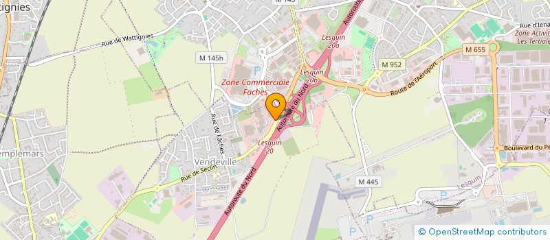 localisation de l'entreprise GULLWING  VENDEVILLE