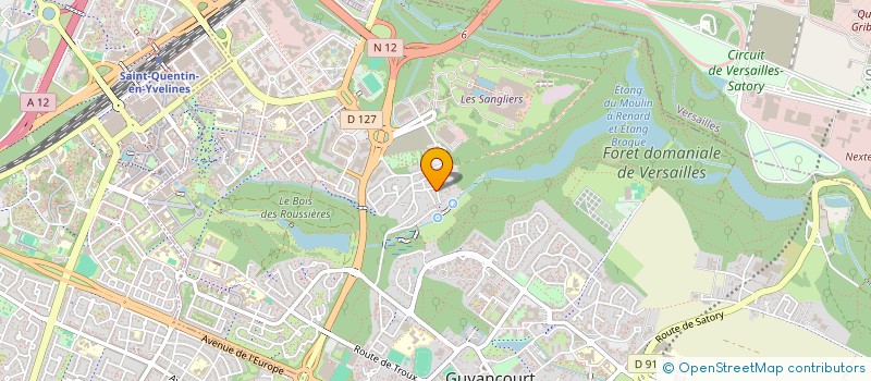 localisation de l'entreprise GULS  GUYANCOURT