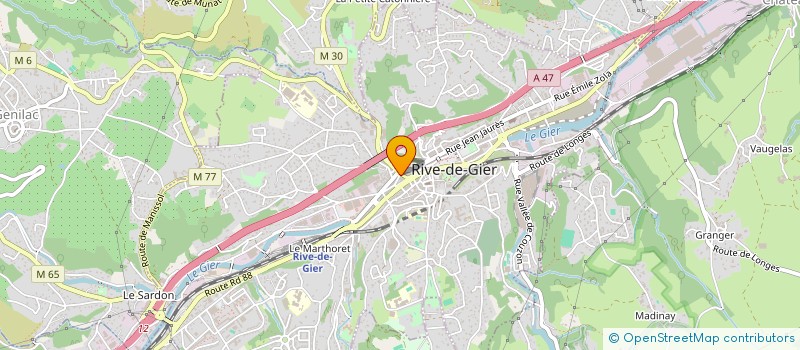 localisation de l'entreprise GULSU BOUCHERIE CHARCUTERIE HALAL à RIVE-DE-GIER