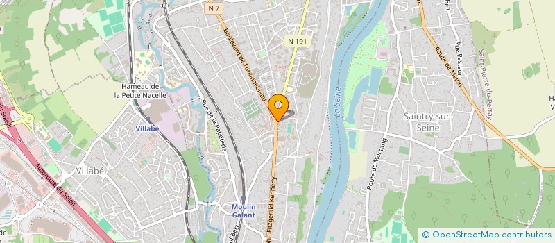 localisation de l'entreprise GULTECH à CORBEIL-ESSONNES