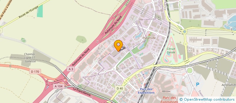 localisation de l'entreprise GULTEKIN INVEST  ROISSY-EN-FRANCE