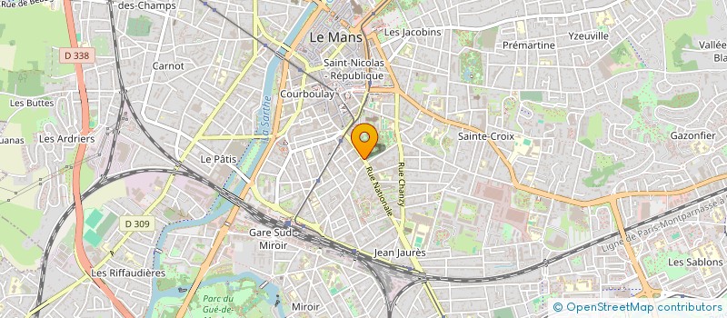 localisation de l'entreprise GULUDO  LE MANS