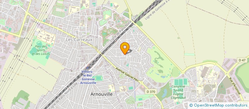 localisation de l'entreprise GULY'S  GONESSE