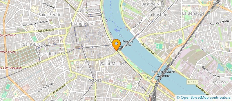 localisation de l'entreprise GULYAY à BORDEAUX