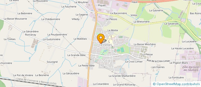 localisation de l'entreprise GUM  ETRELLES