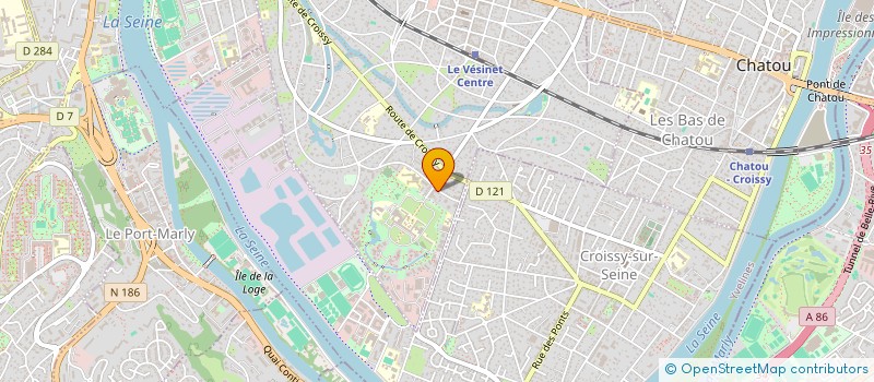 localisation de l'entreprise GUM  LE VESINET