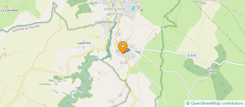 localisation de l'entreprise GUMALA 4  VILLEFRANCHE-DE-PANAT