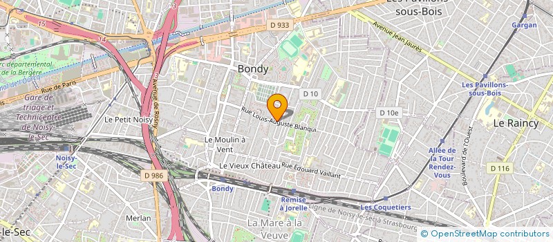 localisation de l'entreprise GUMANI GROUP  BONDY