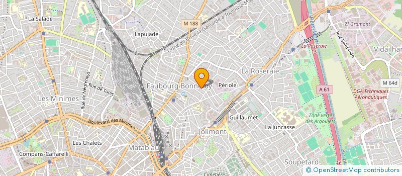 localisation de l'entreprise GUMP  TOULOUSE