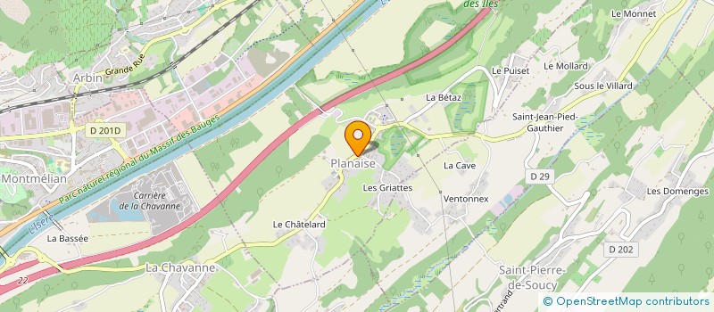 localisation de l'entreprise GUMPY - PHOTOBOX FOR FUN  PLANAISE