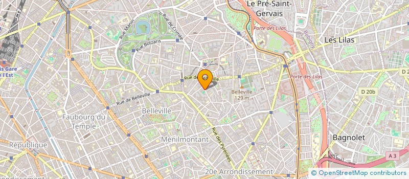 localisation de l'entreprise GUN  PARIS