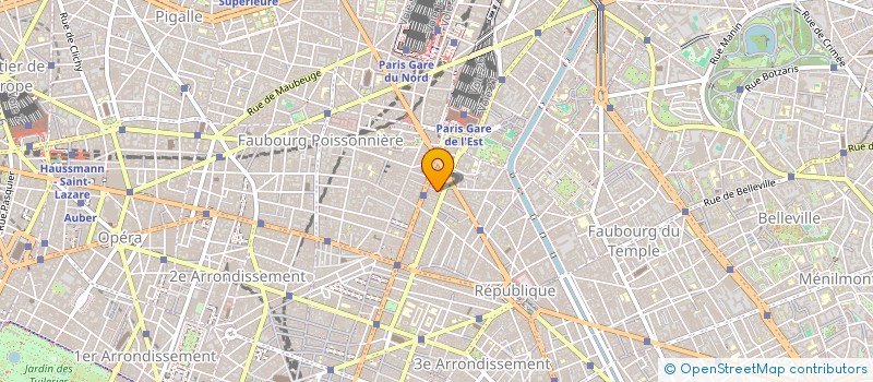 localisation de l'entreprise GUN BAT  PARIS